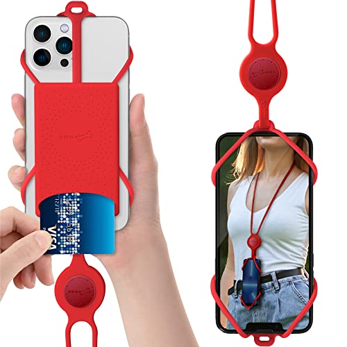 Neck Lanyard W/ Card (Red)