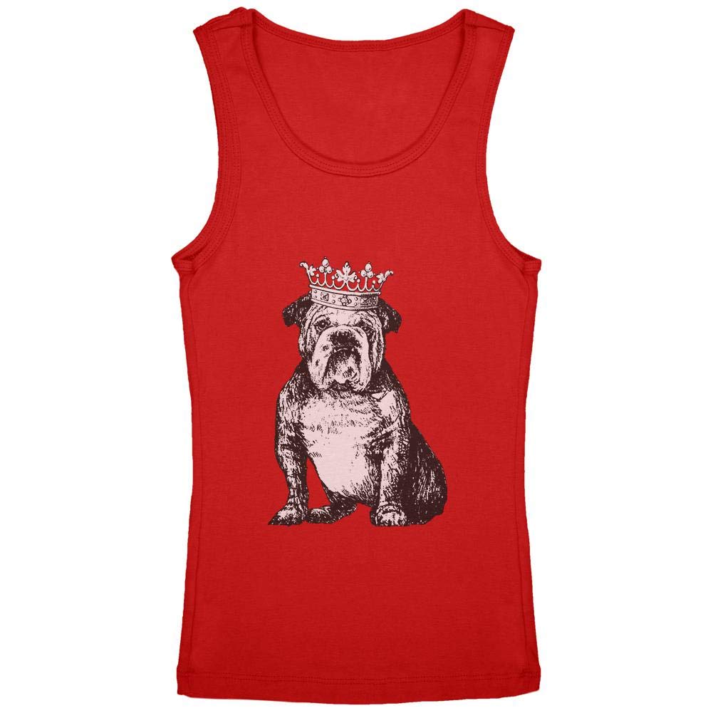 Old Glory Bulldog Crown Girls Tank Top for Sports & Casual Wear