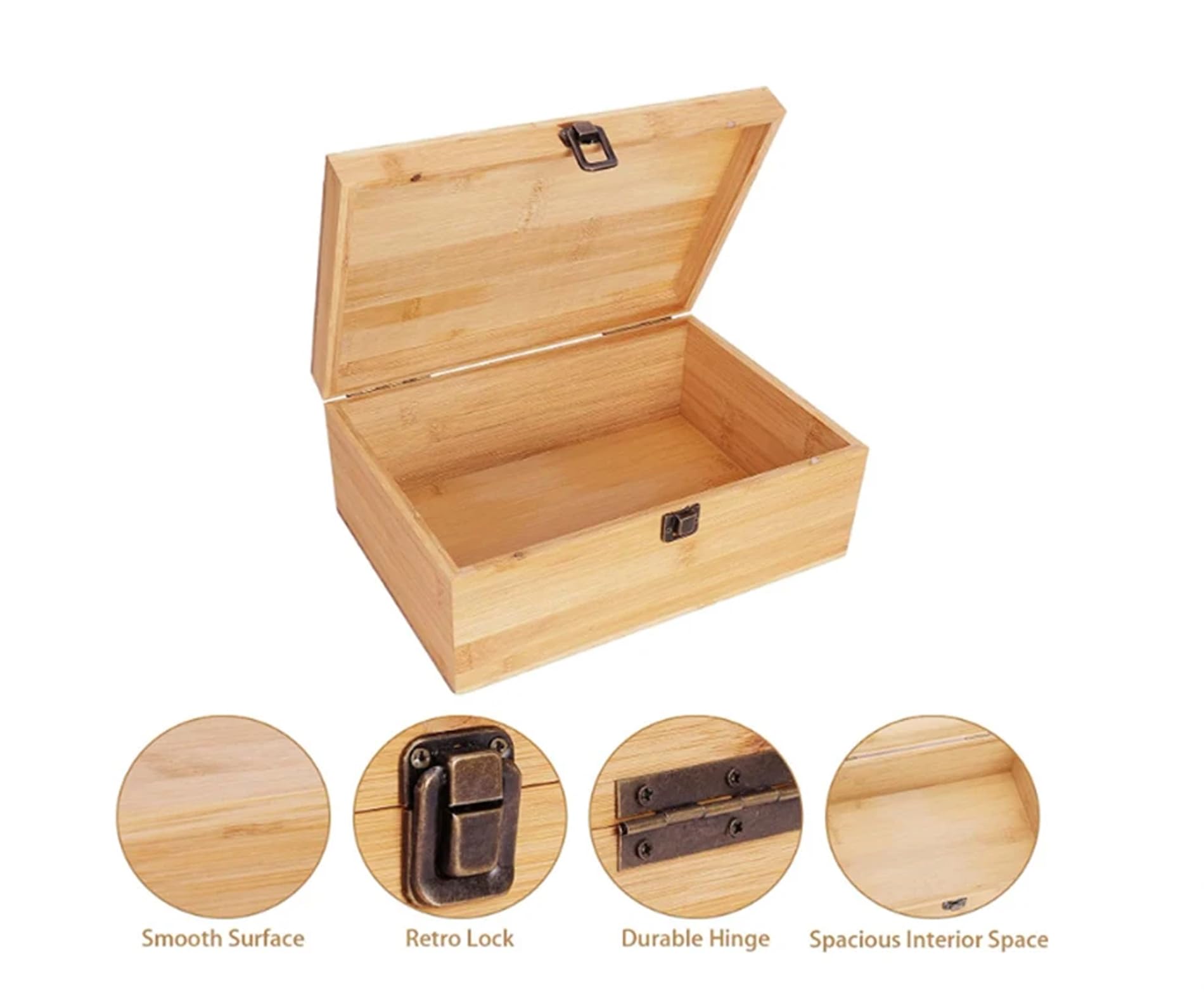 Personalized Wedding Memory Keepsake Box - Custom Engraved Gift for Bride & Groom - Perfect for Anniversaries, Vow Renewals & Special Occasions