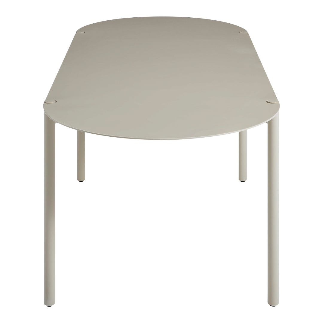 Modern Capsule Shape Dining Table - Round Glass Top with Sturdy Metal Base - Perfect for Small Spaces, Apartments, and Contemporary Dining Rooms