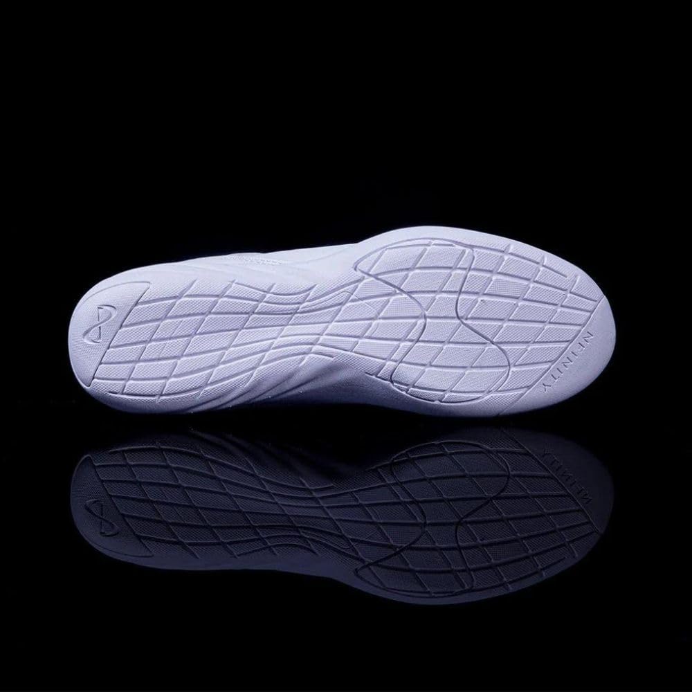 Nfinity Women's Premium Cheerleading Sneakers - Breathable Lightweight Gym Shoes with Memory Foam Insole for Superior Comfort - Flexible Athletic Shoes for Cheer, Dance & Workout - Perfect for Training, Competition & Casual Wear