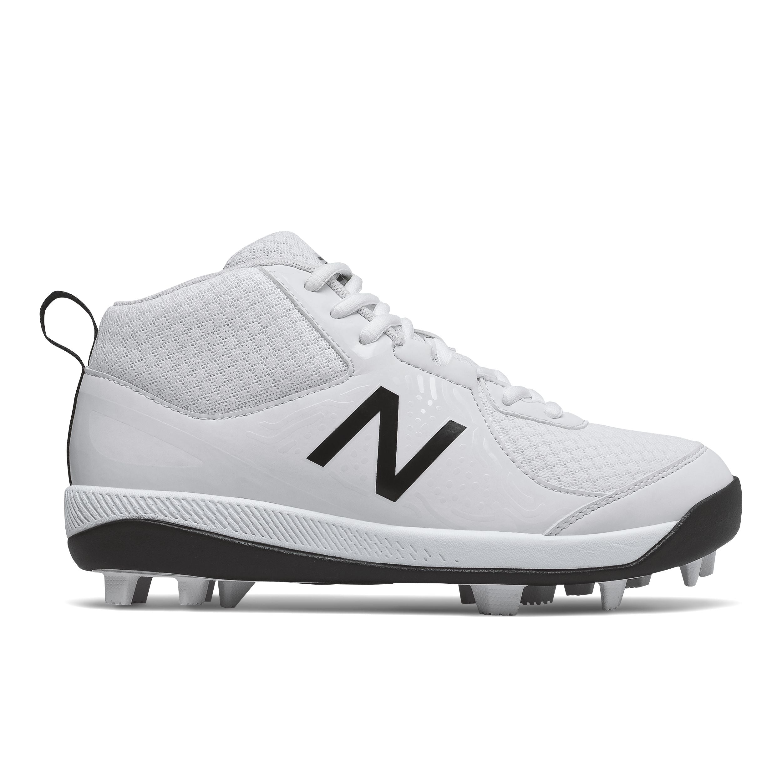 New Balance 3000v5 White Youth Baseball Cleats - Lightweight Molded Cleats for Kids - Perfect for Little League, Training & Youth Baseball Games