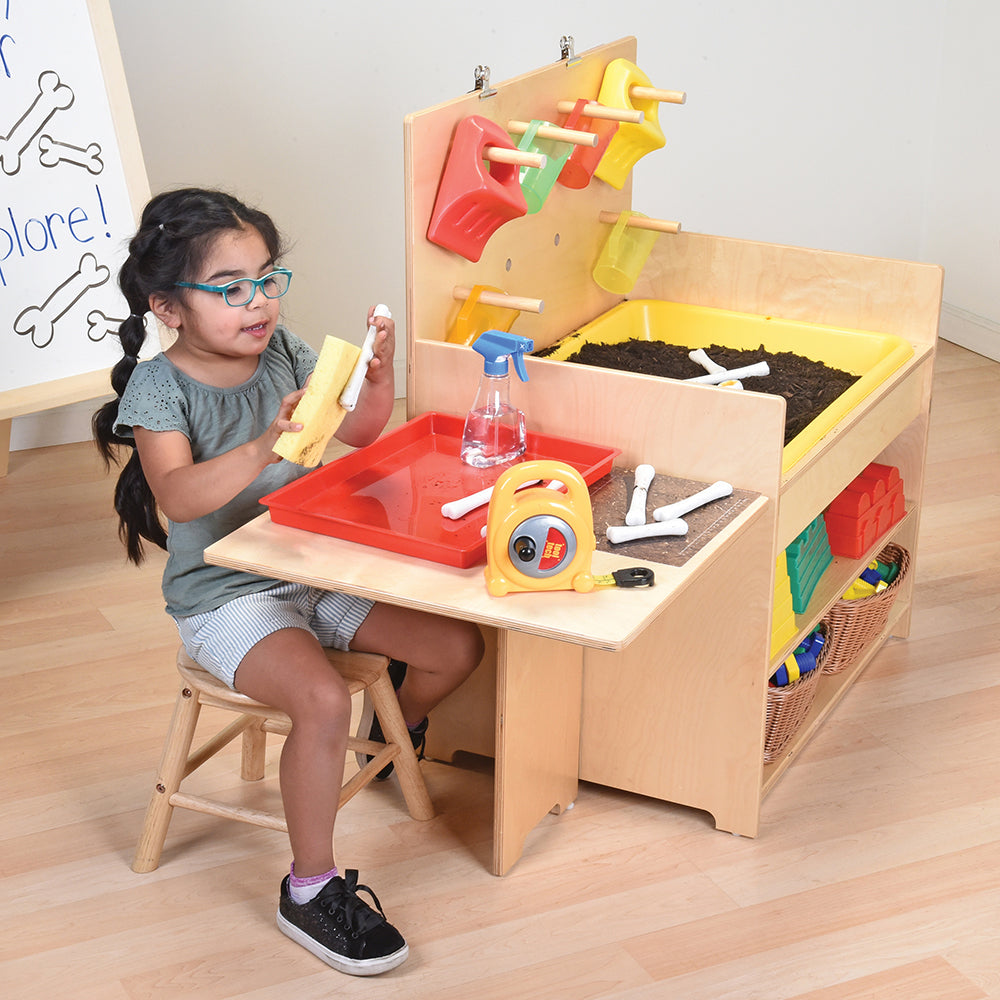 Multi Functional Innovation Station - Sensory Play Table & Easel Combo for Kids | Creative Learning & Art Activities for Toddlers & Preschoolers | Perfect for Home, Classroom & Daycare Use