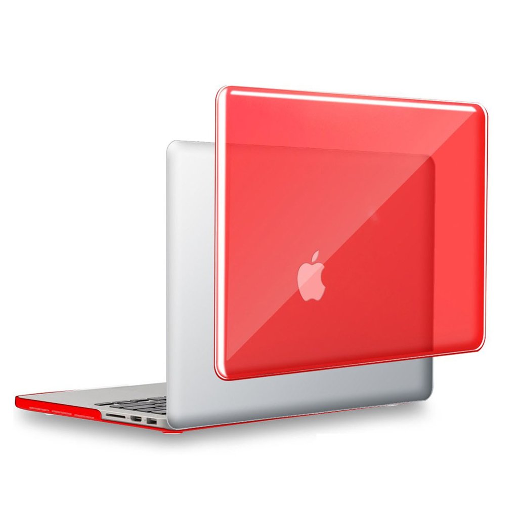 Durable MacBook Hardshell Case - Glossy Crystal Clear Protective Cover for MacBook Air/Pro | Perfect for Work, Travel & Everyday Use