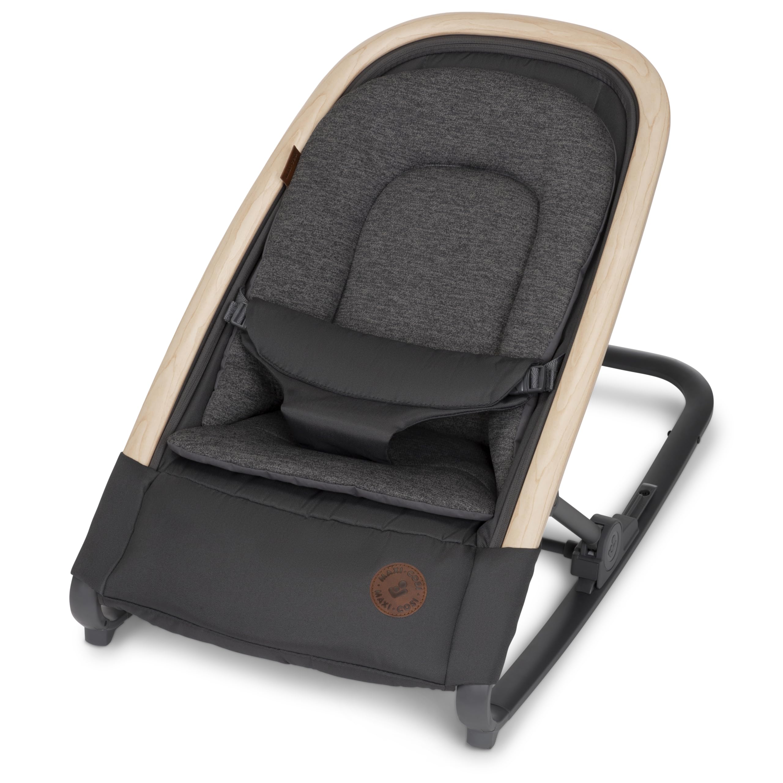 Maxi-Cosi Kori 2-in-1 Baby Bouncer & Rocker Chair for Infants - Portable Infant Seat with Adjustable Recline, Classic Graphite - Perfect for Nursery, Travel & Soothing Newborns