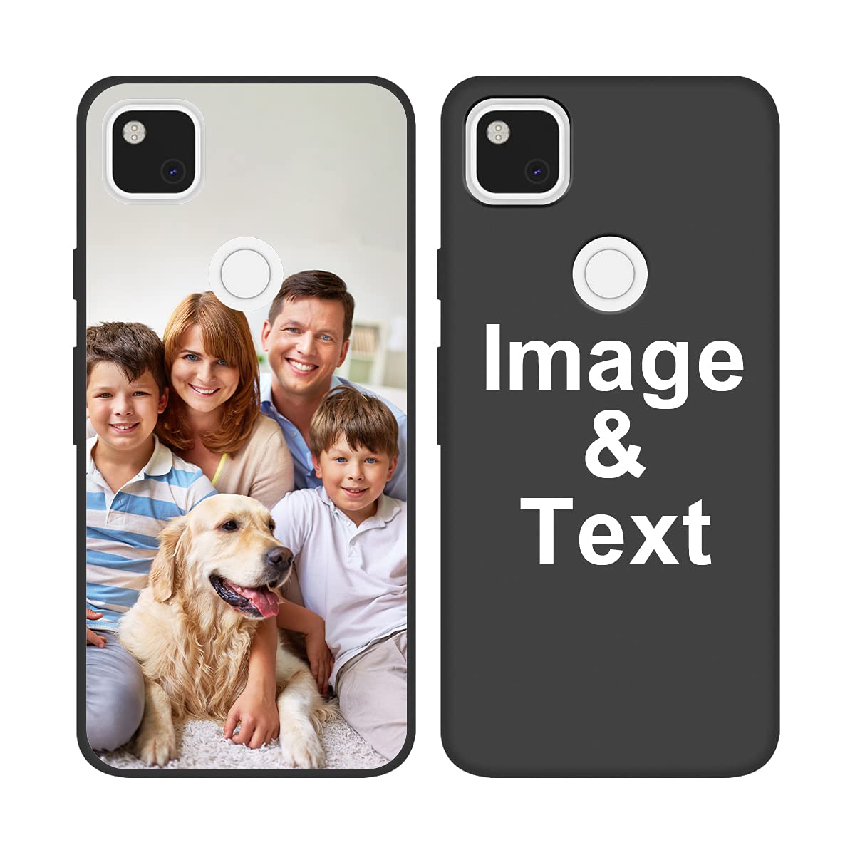 Styletify Custom Photo Case for Google Pixel 4A (Not Compatible with Pixel 4A 5G) - Personalized Picture Phone Cover, Shockproof Silicone Protective Case, Soft Candy Design, Ideal Birthday Gift - Perfect for Everyday Use, Travel & Special Occasions