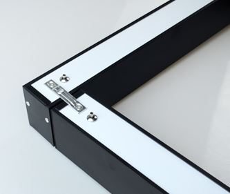 Rectangular Linear Hanging Lamp - Modern Slim LED Light Fixture for Kitchen Island, Dining Room & Bedroom Lighting - Energy Efficient Pendant Light with Adjustable Height
