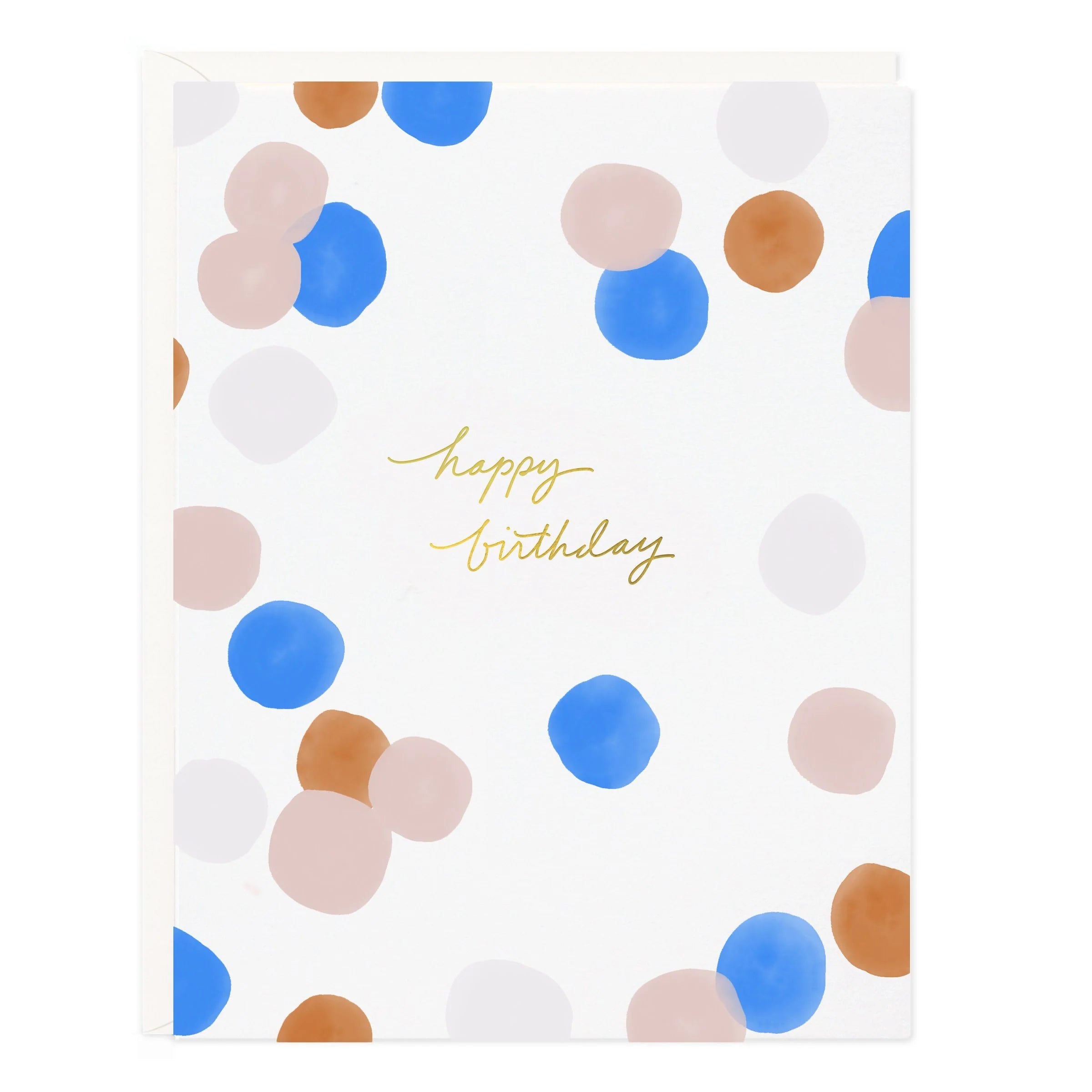 Colorful Dots Birthday Greeting Card - Perfect for Birthday Wishes, Party Invitations & Special Celebrations