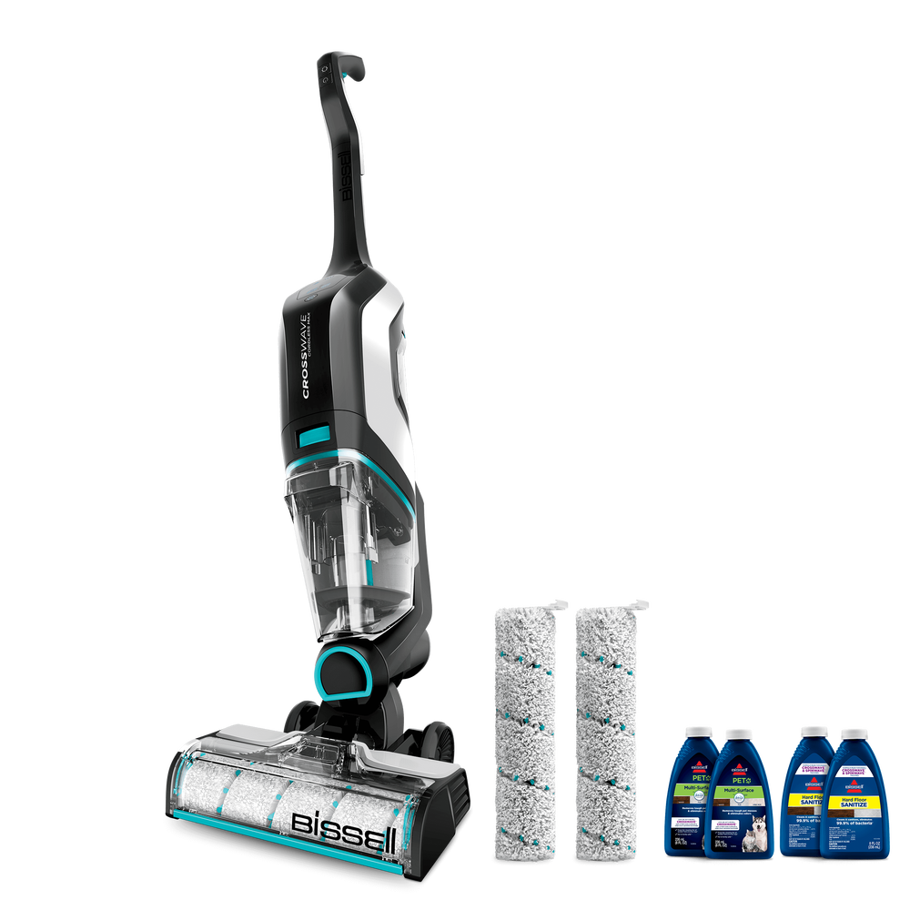 BISSELL CrossWave Cordless Max Multi-Surface Wet Dry Vacuum Cleaner - Powerful Cleaning for Hardwood Floors, Tile, and Carpets - Ideal for Home, Office, and Pet Owners