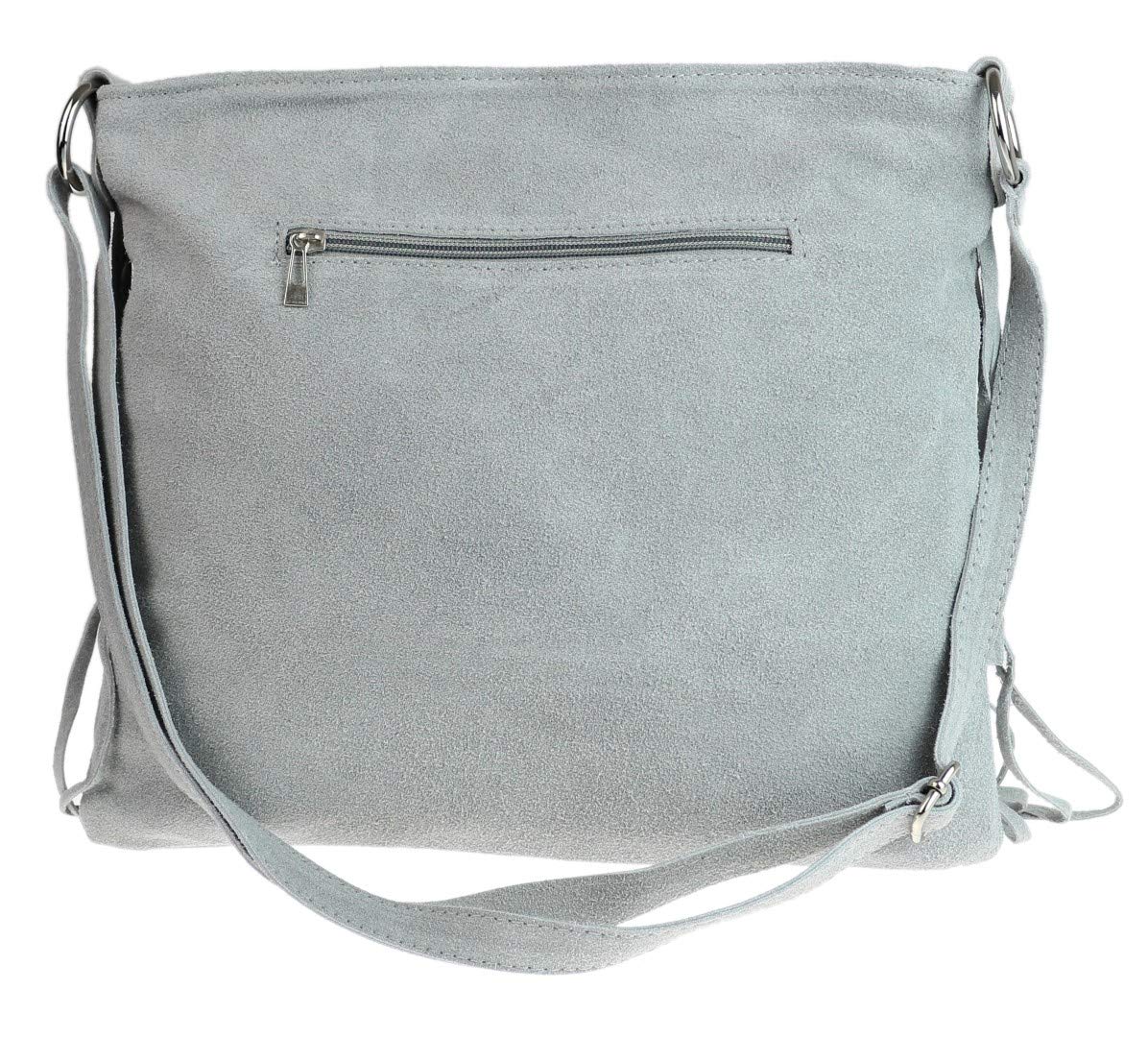 Stylish Women's Suede Fringe Shoulder Bag - Crossbody Slouch Purse for Everyday Use | Perfect for Work, Dating & Casual Outings