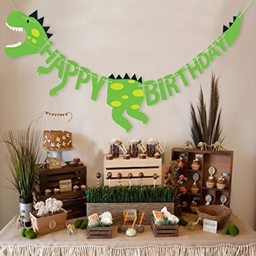 Creative Dinosaur Party Banner Set - Baby Shower & Birthday Party Decorations for Kids - Dino Theme Party Supplies for Birthday, Baby Shower, Nursery Decor & Kids Events