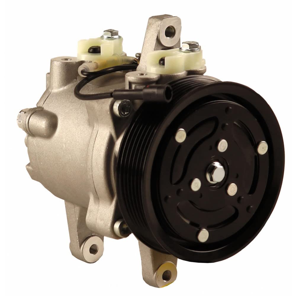 RAParts 882012412 Nippondenso SV07E Air Conditioning Compressor with 6 Groove Clutch - Compatible with Kubota Tractors & Equipment - Perfect for AC Repair & Replacement in Kubota Vehicles