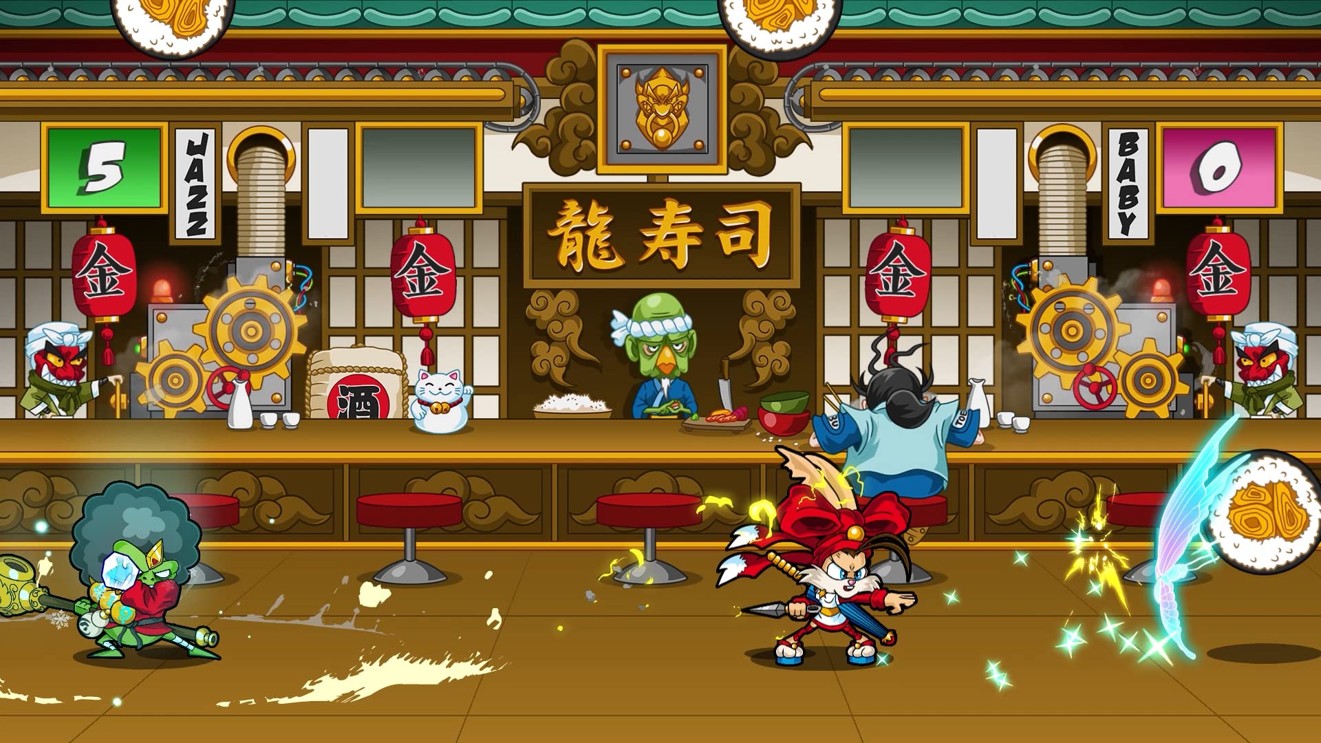 Jitsu Squad - Action-Packed Fighting Game for Nintendo Switch | Multiplayer Brawler with Retro Graphics | Perfect for Parties & Competitive Play