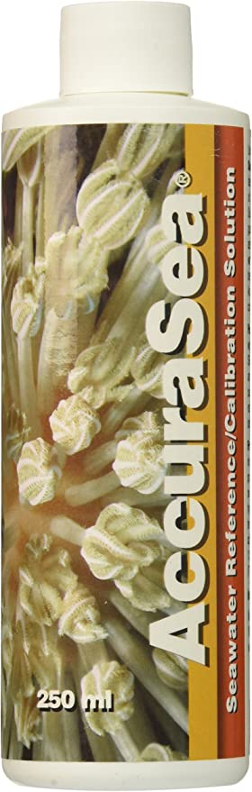AccuraSea Saltwater Calibration Solution for Aquariums by Two Little Fishies - Perfect for Reef Tanks, Marine Testing & Aquarium Maintenance