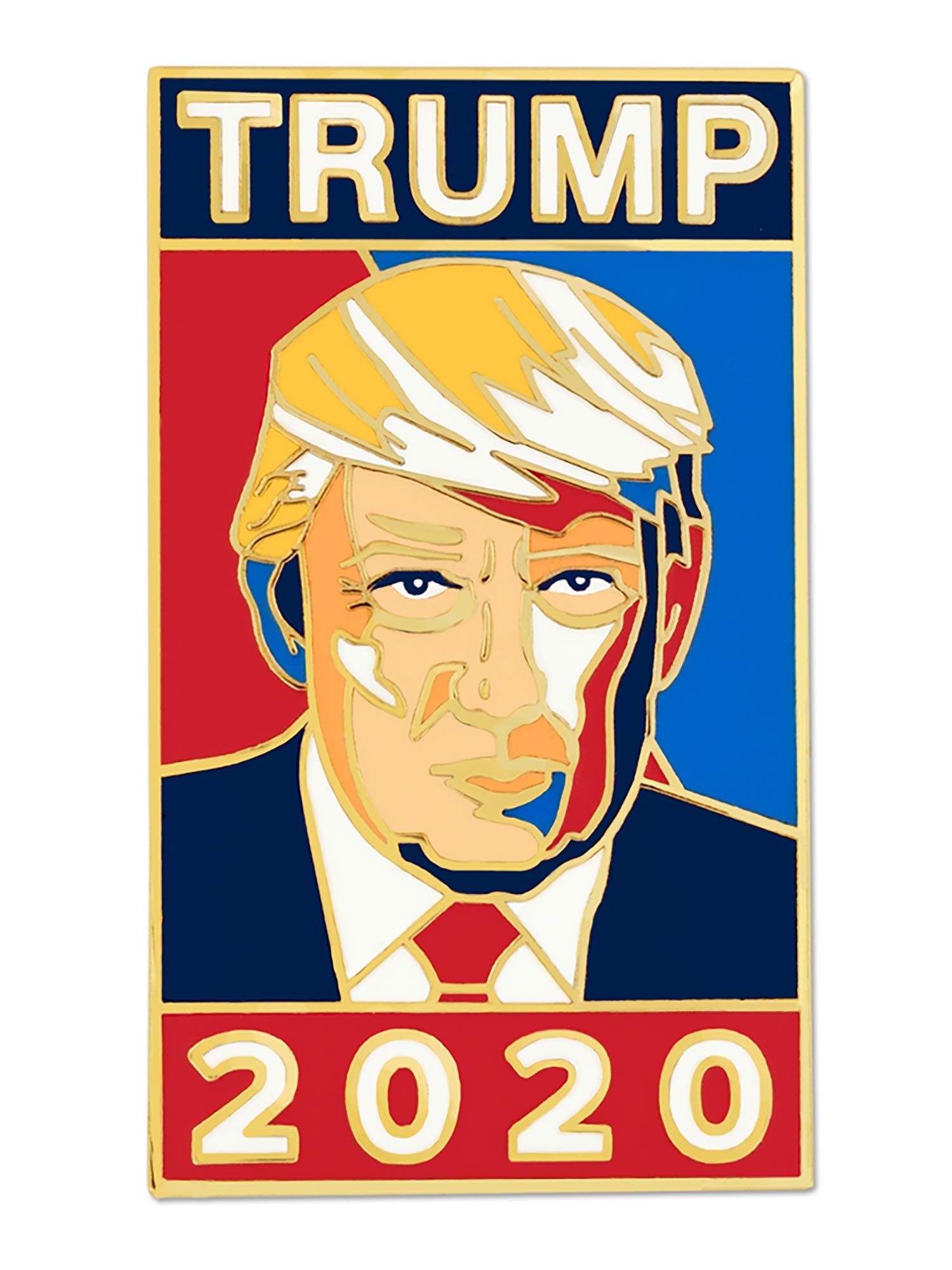 Trump 2020 Presidential Election Lapel Pin - Republican Campaign Badge for Supporters, Collectors & Political Events | Made in USA