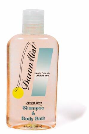 4 oz DawnMist Shampoo & Body Wash - Gentle Cleansing for All Hair & Skin Types | Squeeze Bottle for Easy Use | Perfect for Travel, Gym & Daily Shower