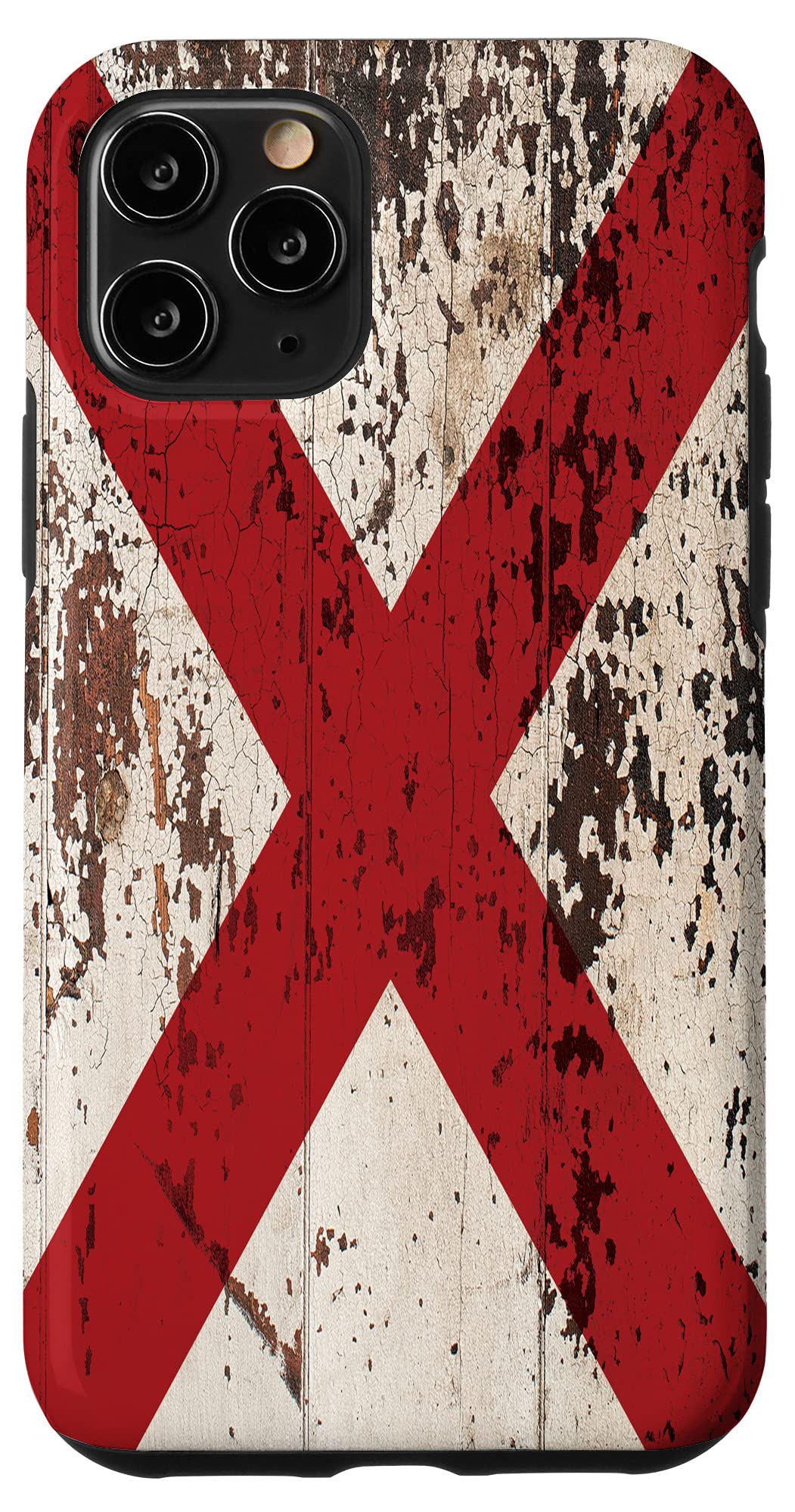 iPhone 11 Pro Case with Alabama Flag Design - Durable AL State Rustic Cover for Protection | Perfect for Travel, Daily Use & Showing State Pride