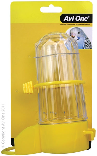 Avi One Jumbo Bird Feeder with Fountain - Indoor/Outdoor Mounting for Garden, Patio & Backyard Bird Watching