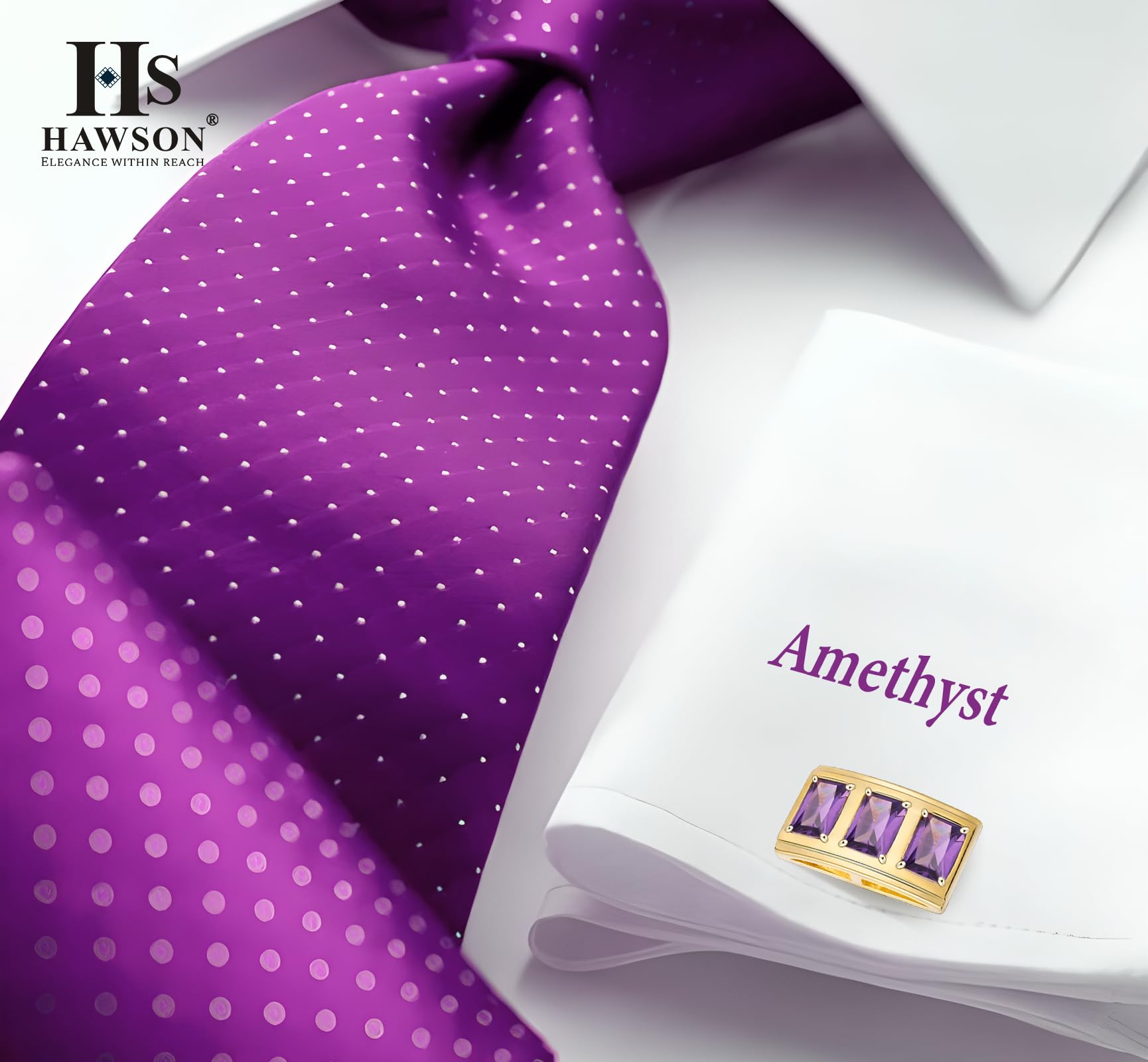 Luxury Gold Tone Crystal Cufflinks for Men - Elegant Dress Shirt Accessories with Gift Box - Perfect for Wedding, Anniversary & Birthday Gifts - Formal Events, Business Meetings & Special Occasions
