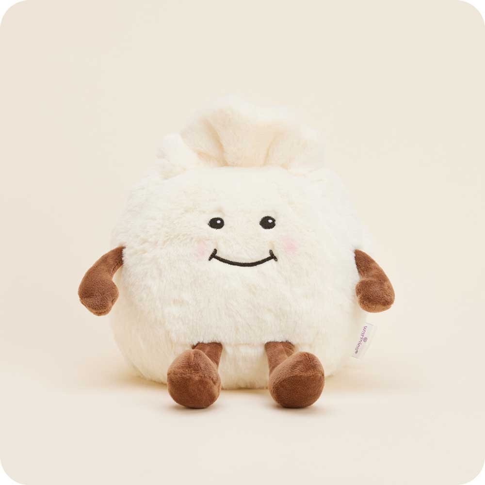 Warmies Microwavable Dumpling Plush Toy - Soothing Heat Therapy for Kids & Adults - Perfect for Stress Relief, Cramps, and Cold Weather Comfort