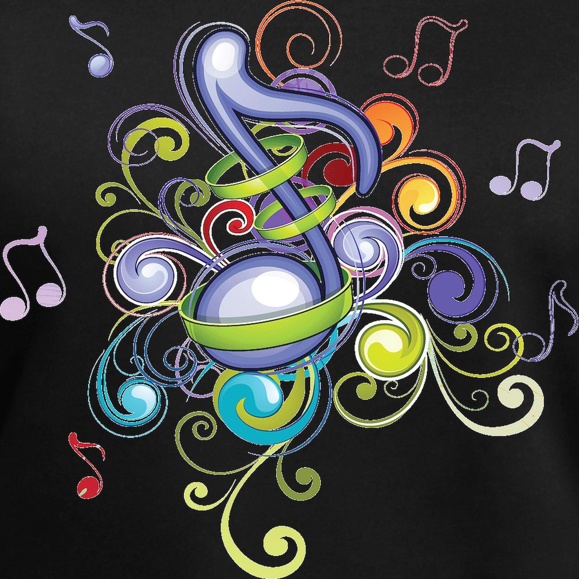 Music in The Air Women's Cotton V-Neck T-Shirt | Comfortable & Stylish Casual Wear for Concerts, Outings & Everyday Use
