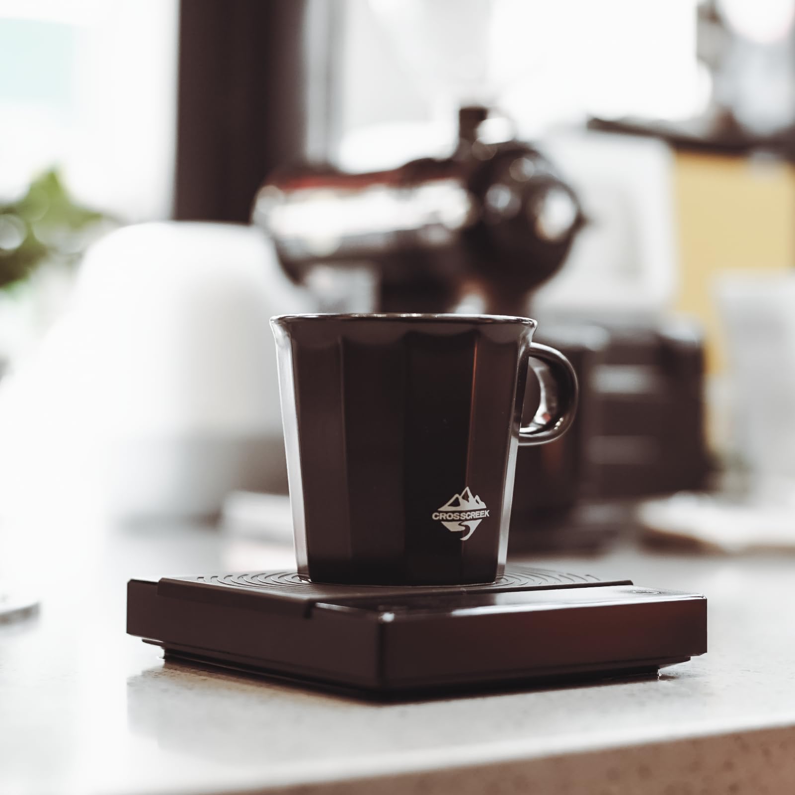 Premium Black Ceramic Pour Over Coffee Maker Set with V60 Paper Filters - Includes Streamline Coffee Mug for Home, Cafe & Restaurant Use - Perfect for Slow Brewing & Specialty Coffee Lovers