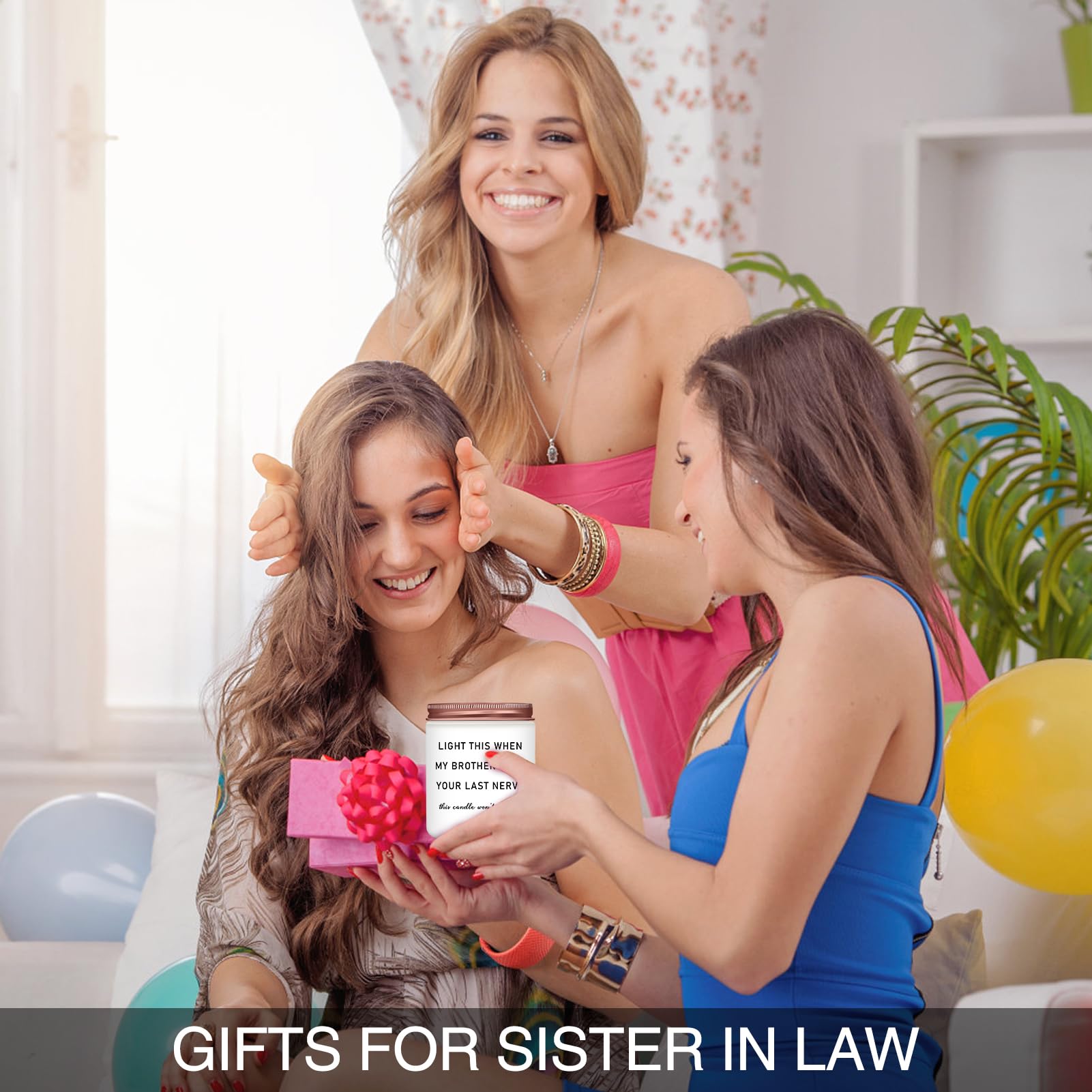 Funny Lavender Scented Candles - Perfect Sister-in-Law Gifts for Birthdays & Weddings