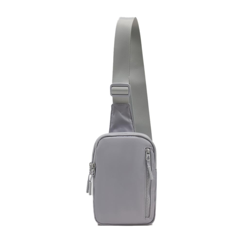 VAKAER Women's Small Crossbody Bag - Convertible Adjustable Strap Sling Purse for Travel, Hiking & Everyday Use (Light Gray) | Perfect for Work, Shopping & Outdoor Adventures