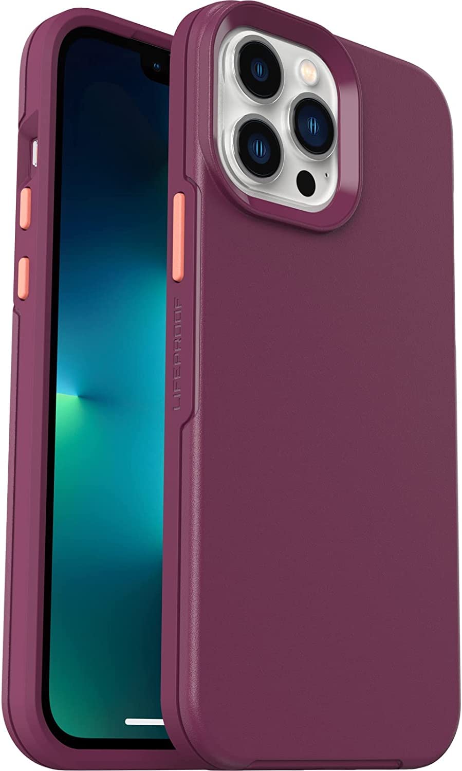 LifeProof See Case for iPhone 13 Pro Max & iPhone 12 Pro Max with MagSafe - Shockproof, Drop Proof (2M), Ultra-Slim Protective Thin Case - Sustainable Eco-Friendly Purple Cover - Perfect for Outdoor Adventures & Daily Protection