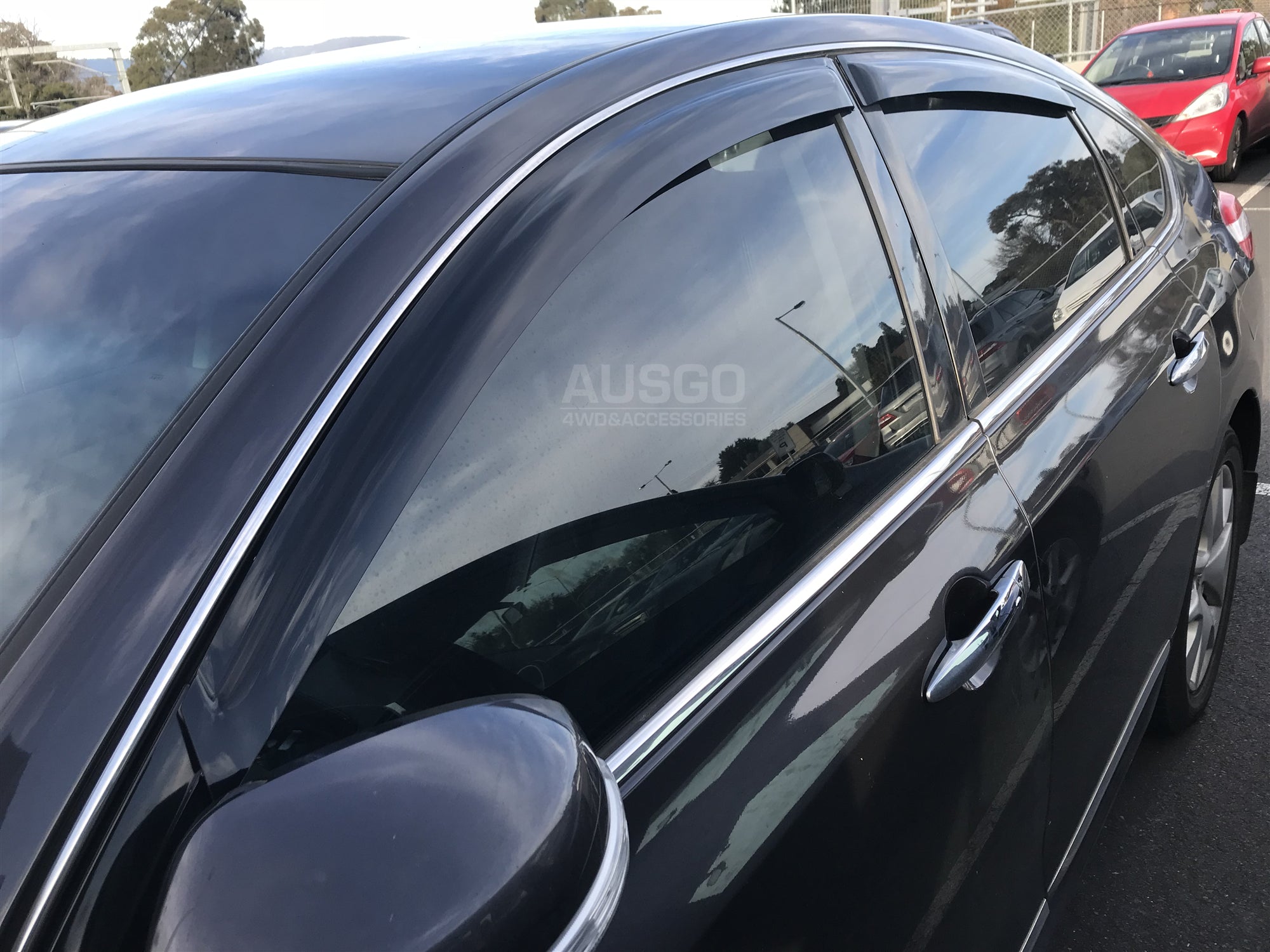 2004-2013 Nissan Maxima Car Window Weather Shields | Rain Guards & Wind Deflectors for All-Weather Protection | Perfect for Rainy Days & Highway Driving