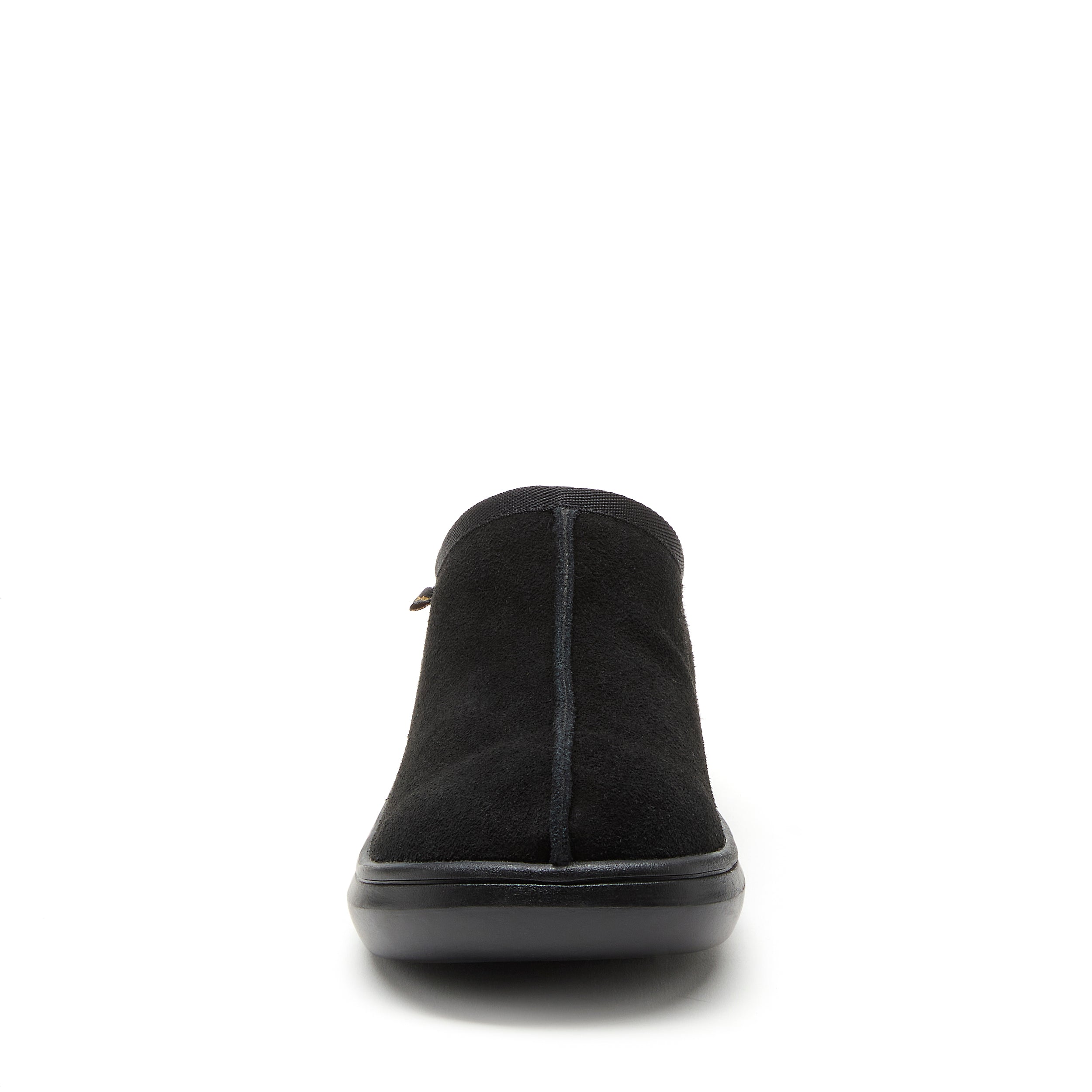 Sugar Glide Black Suede Slippers for Men & Women - Ultra Soft Indoor/Outdoor House Shoes with Memory Foam - Perfect for Home, Lounge, and Travel Comfort
