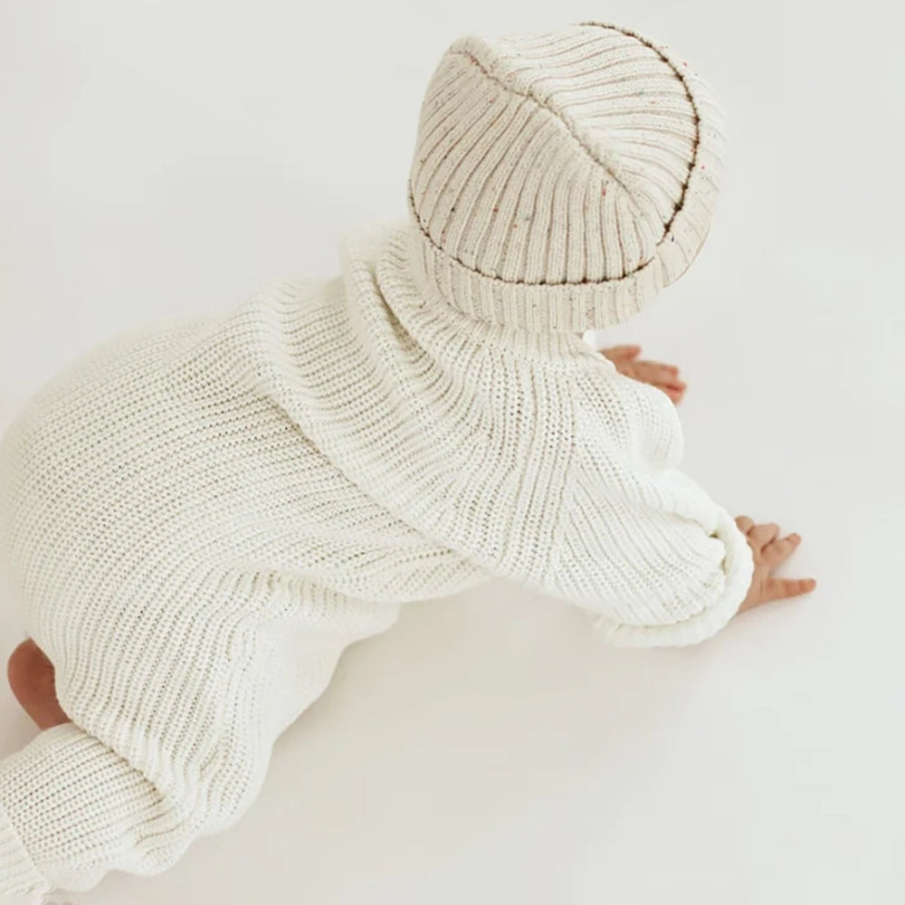 Chunky Knit Playsuit for Women - Soft & Cozy Powder Pink Jumpsuit | Perfect for Loungewear, Casual Outings & Photo Shoots