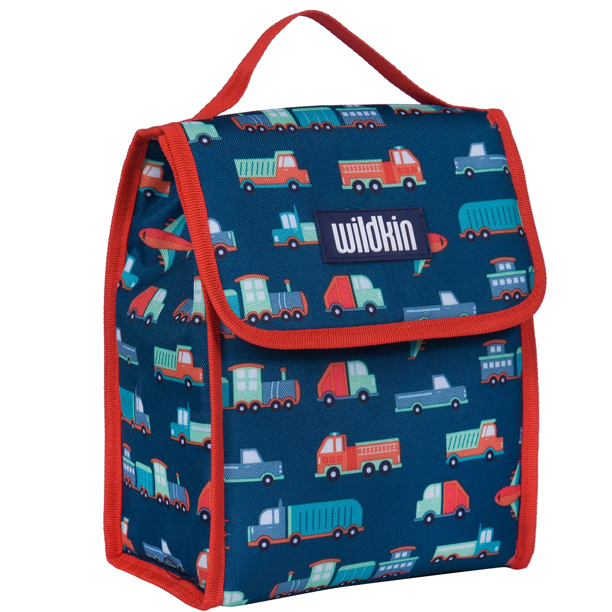 Wildkin Kids Insulated Lunch Bag - Reusable Thermal Lunch Box for School, Travel & Picnics - Keeps Food Hot or Cold for Hours - Perfect for School Lunches, Road Trips & Outdoor Adventures