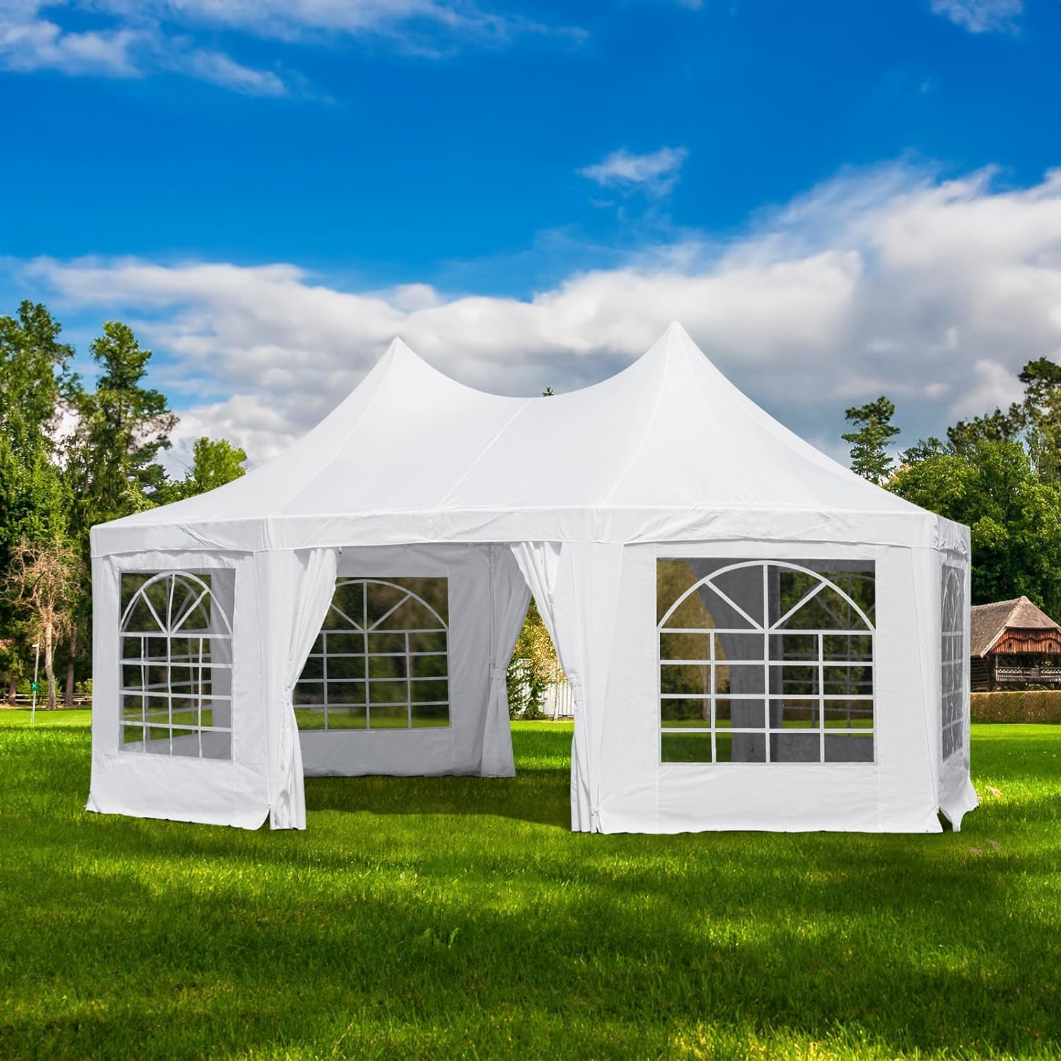 EROMMY 15x20 FT Outdoor Canopy Tent - Waterproof Instant Shelter for Camping, Picnics, Beach, Parties & Events