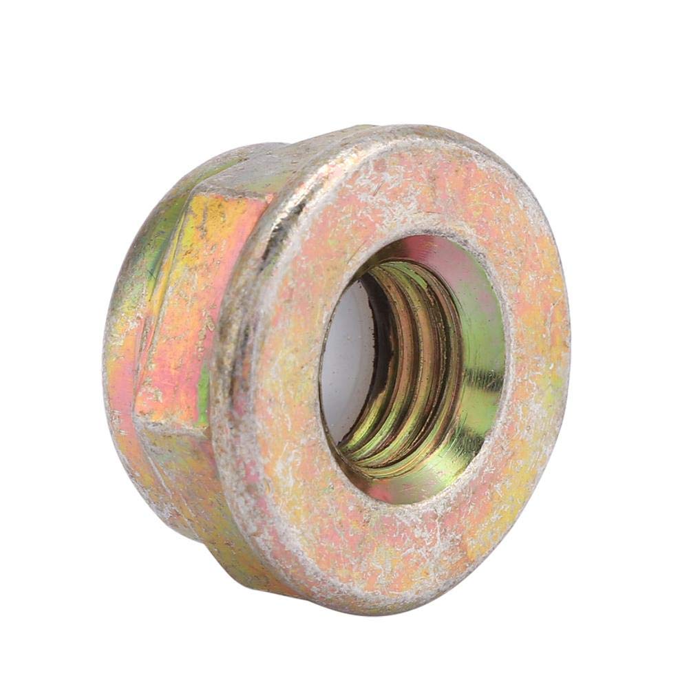 Universal M10x1.25 Left-Hand Threaded Blade Nut Replacement for Brush Cutter & Trimmer | Heavy Duty Left Hand Thread Accessory | Perfect for Lawn Care, Landscaping & Gardening Maintenance