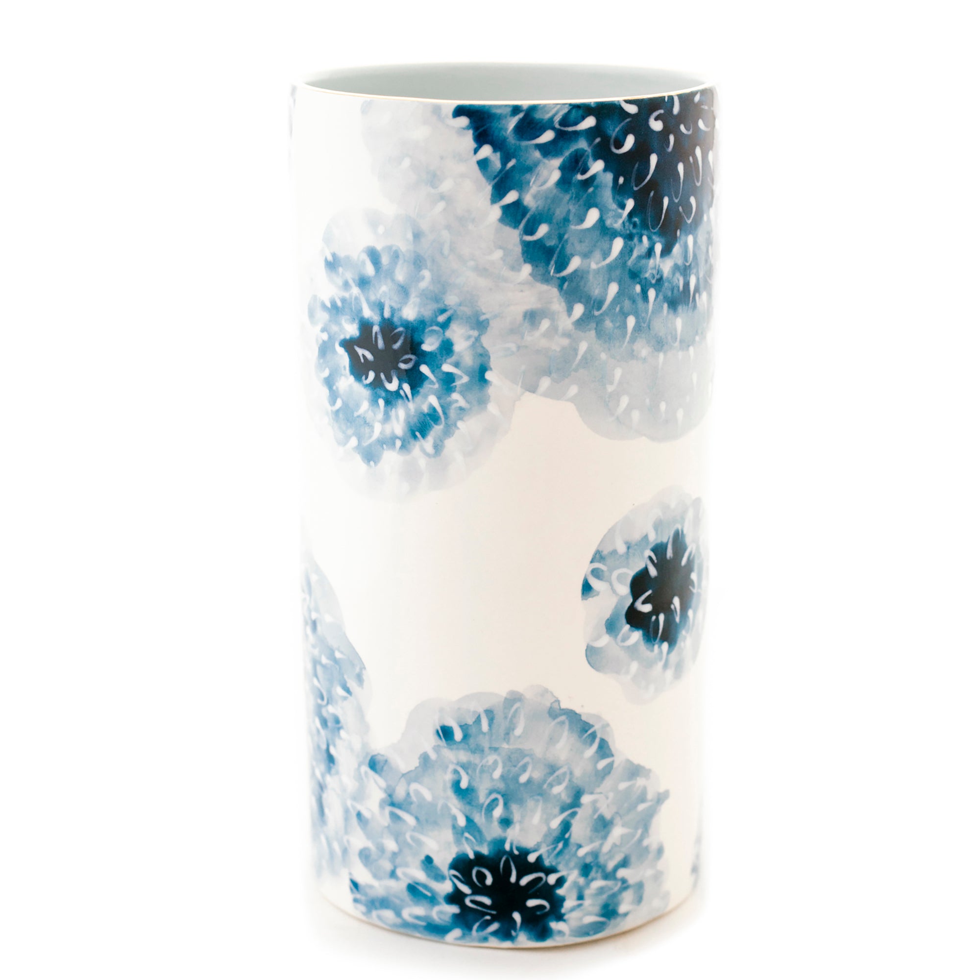 Zinnia #6 Glass Cylinder Vase - 10