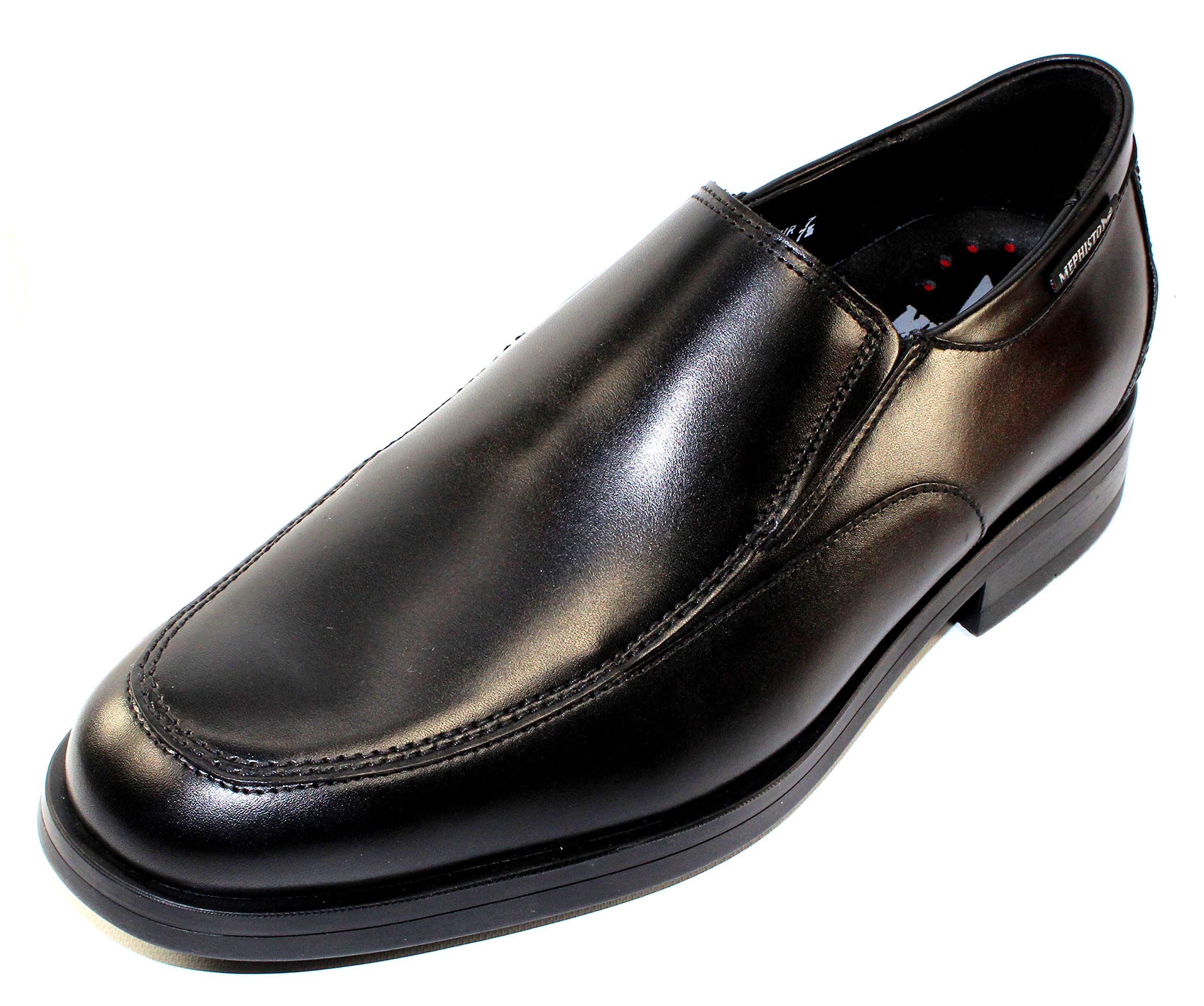 Mephisto Men's Salvatore Leather Loafers - Comfortable Slip-On Dress Shoes for Business, Office & Casual Wear