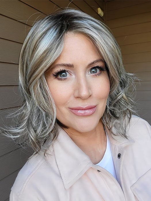 Briar Synthetic Lace Front Wig with Mono Part - Natural Looking Human Hair Wig for Women | Perfect for Cosplay, Daily Wear & Special Occasions