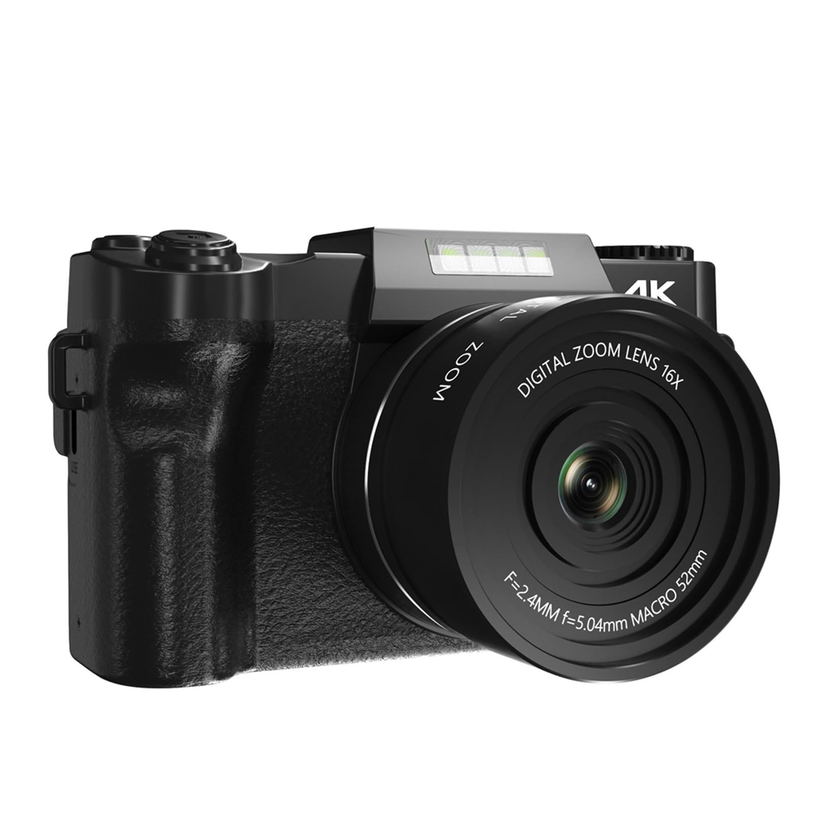 4K Digital Video Camera with Auto Focus - 64GB Memory, Vlogging Camcorder for YouTube, Photography & Live Streaming - Perfect for Travel, Blogging & Webcam Use