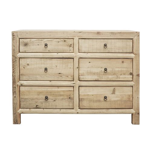 Oneta Natural Wooden Drawers - Stylish Storage for Bedroom, Living Room & Office Organization