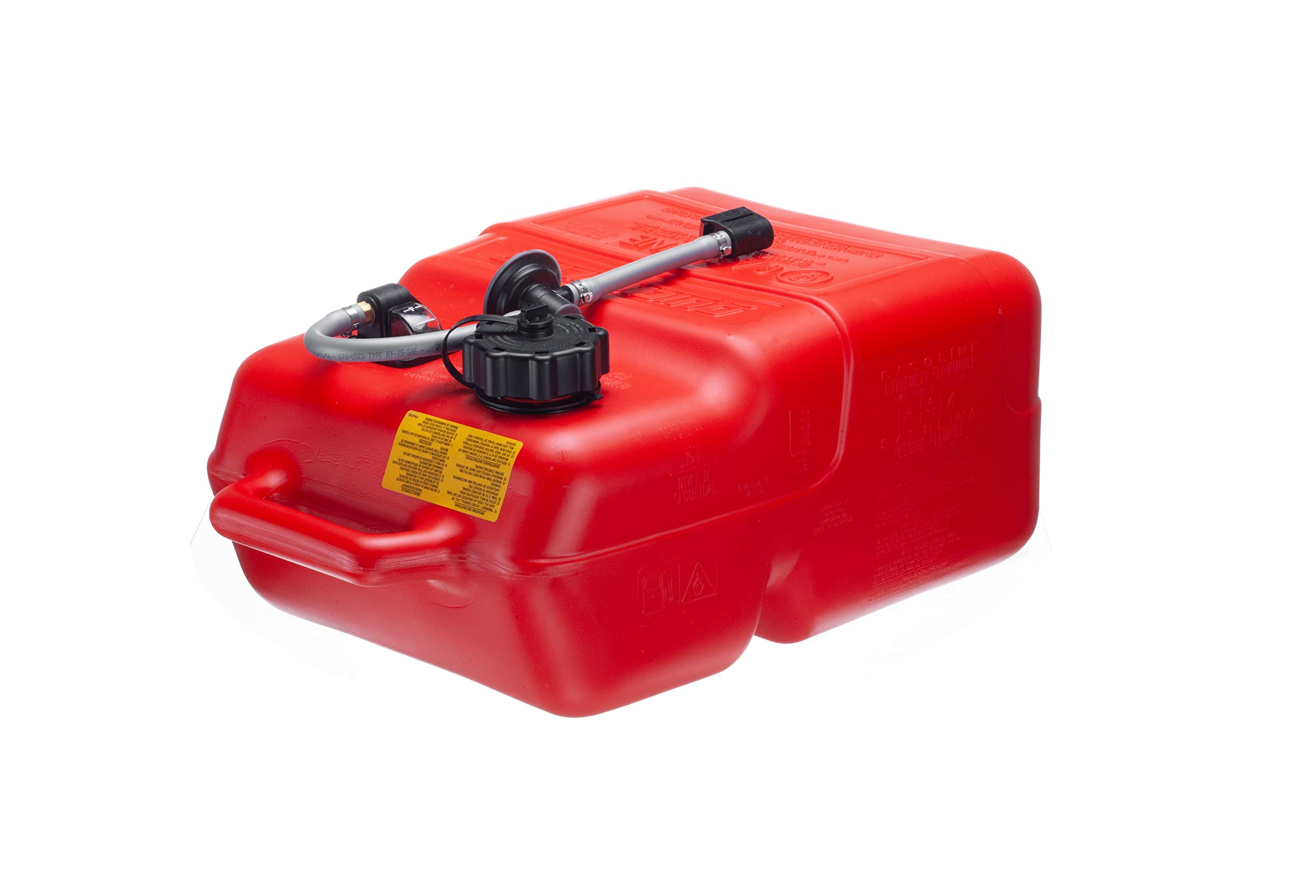 Quicksilver 8M0045691 6.6 Gallon Portable Marine Fuel Tank - Gasoline Storage for Boats, Outboards & Watercrafts | Durable & Leak-Proof Design for Outdoor & Marine Use