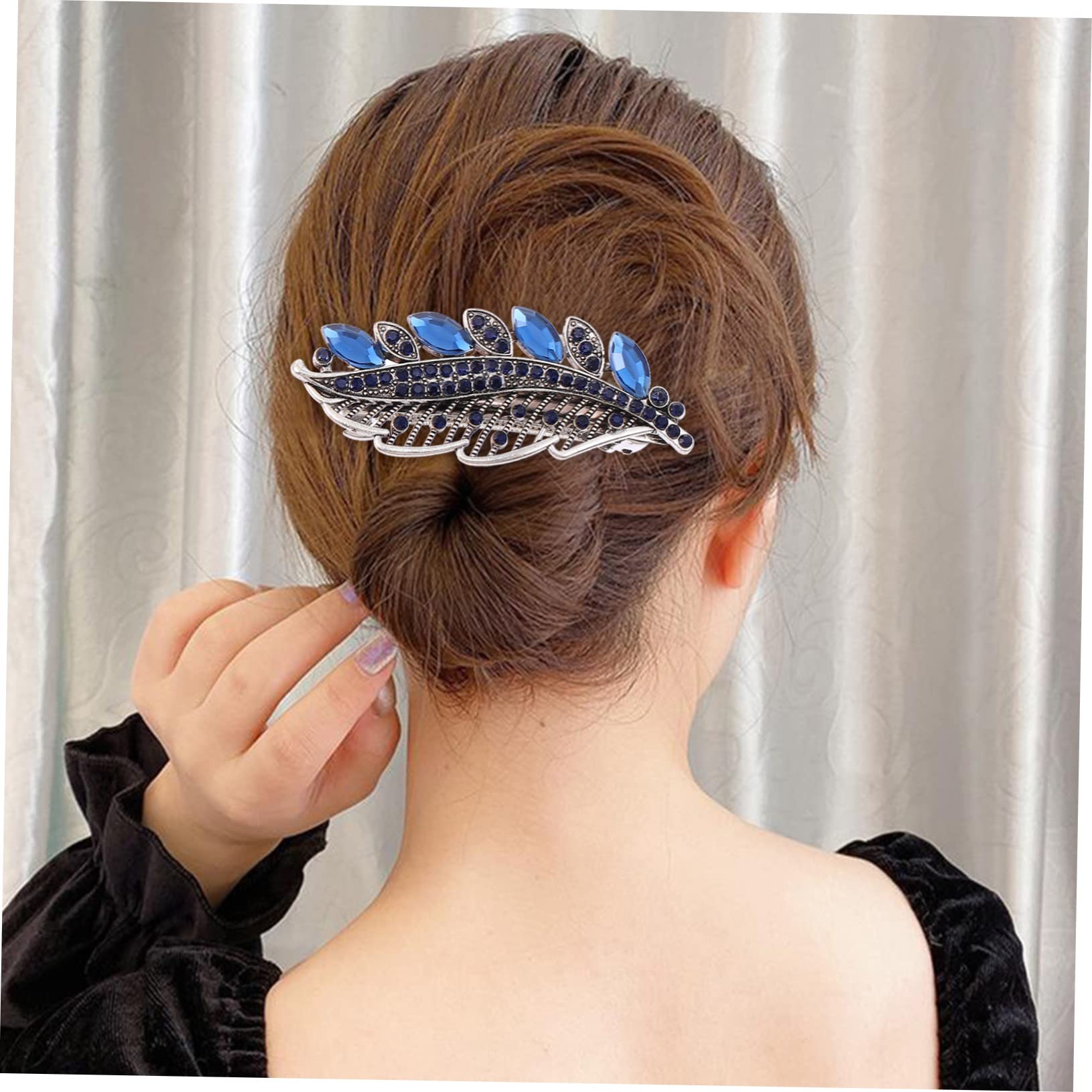 FOMIYES Elegant Rhinestone Hair Clips for Women - Crystal Barrettes for Wedding, Party & Everyday Use - Stylish Spring Hair Accessories for Girls & Ladies
