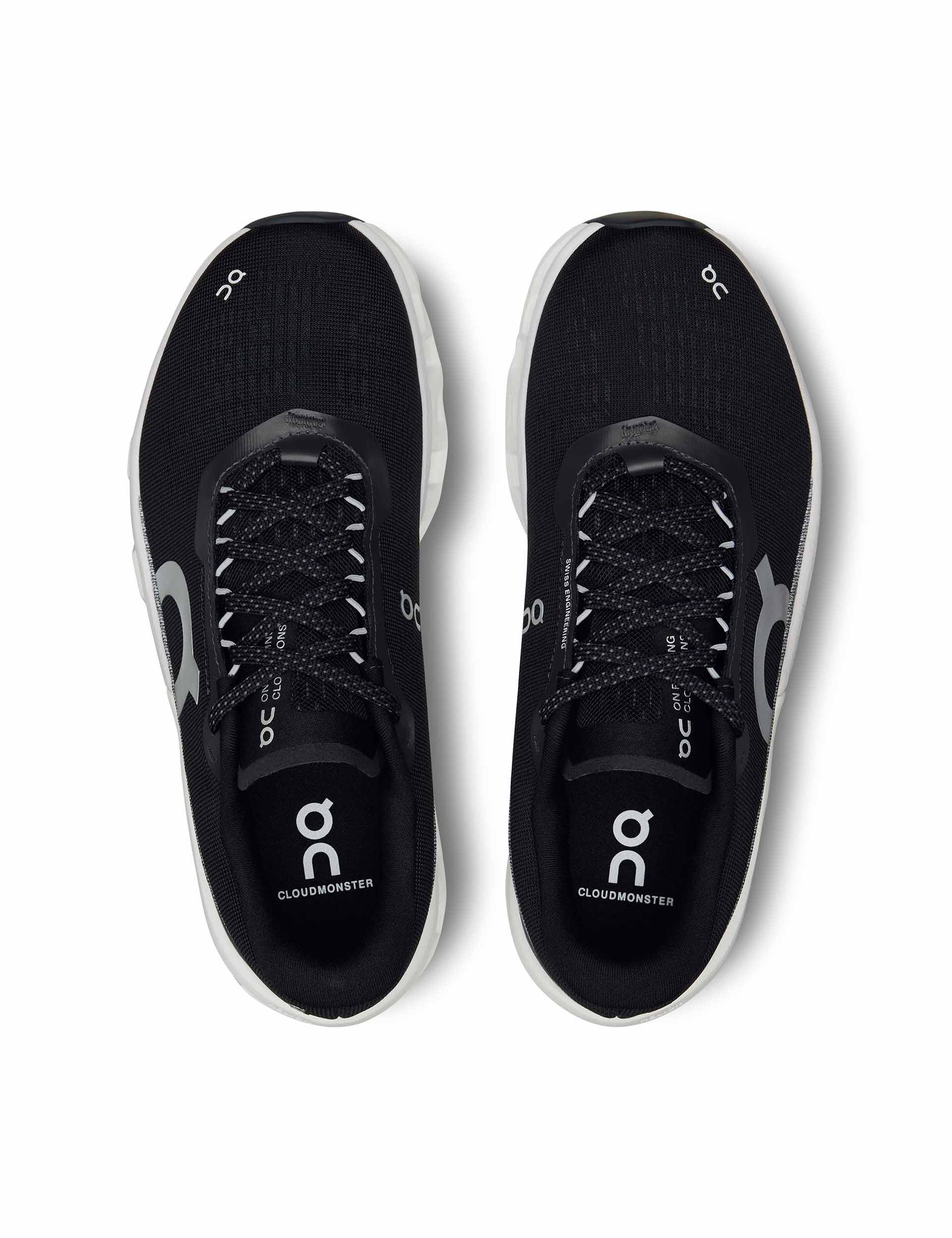 ASICS Cloudmonster 2 Running Shoes - Black/Frost - Cushioned Road Running Sneakers for Men & Women - Perfect for Long Distance Running & Marathon Training