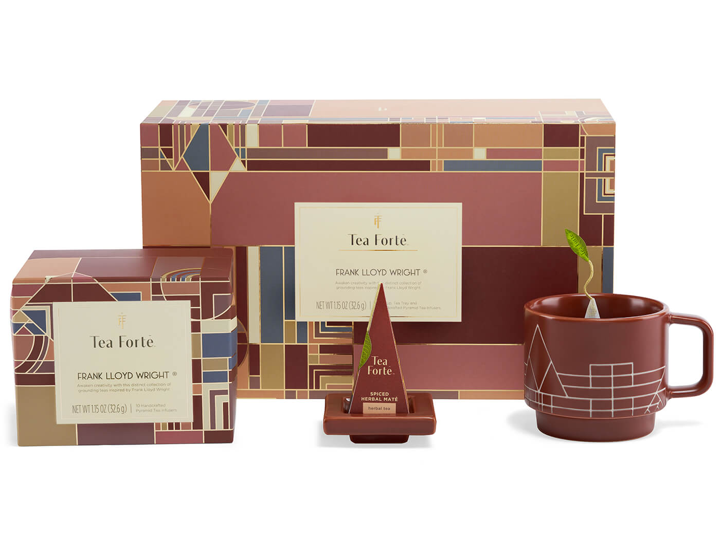 Frank Lloyd Wright Inspired Gift Set - Unique Architectural Design Collection for Home Decor & Office - Perfect for Art Lovers, Design Enthusiasts & Holiday Gifts
