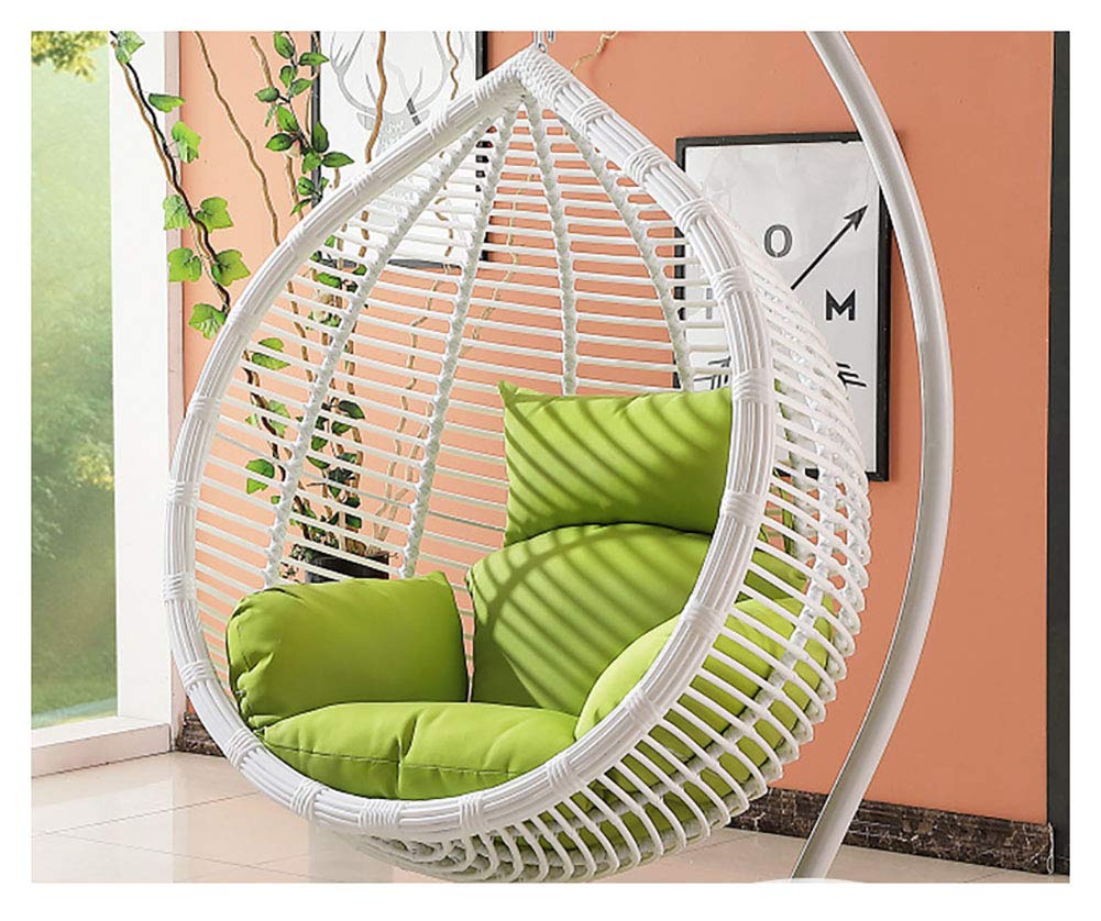 XCYYBB Thick Hanging Basket Chair Cushion - Egg Swing & Hammock Chair Pad with Nest Back Pillow for Indoor/Outdoor Use - Perfect for Patio, Garden, Beach, Office & Relaxation Spaces