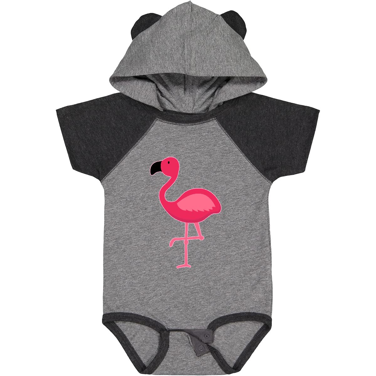 Inktastic Pink Flamingo Baby Bodysuit - Cute Flamingo Print Onesie for Newborns & Infants - Soft Cotton Baby Romper for Girls & Boys - Perfect for Playdates, Photo Shoots & Everyday Wear