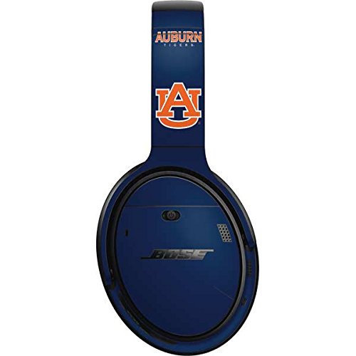 Officially Licensed Bose QuietComfort 35 II Headphone Skin Decal - Auburn Bold College Logo Design | Protective Vinyl Cover for Travel, Work & Gaming