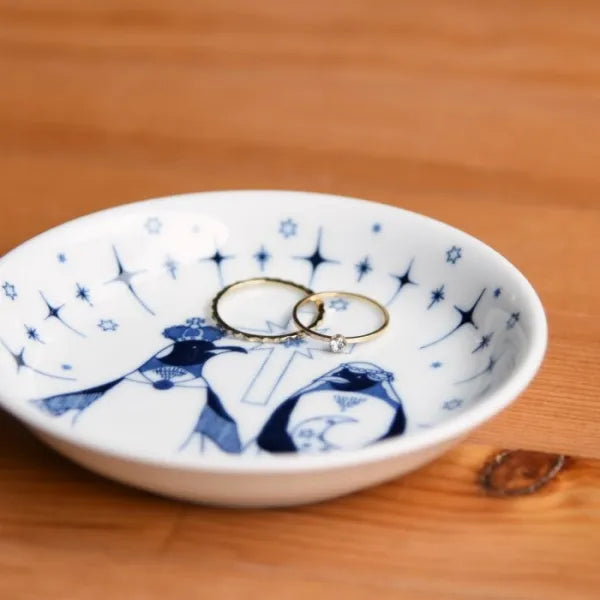 Hasami Yaki Japanese Ceramic Small Plates Set of 5 - Handcrafted Animal Design Tableware for Sushi, Desserts & Appetizers | Authentic Hasami Ware for Home Dining & Restaurant Use