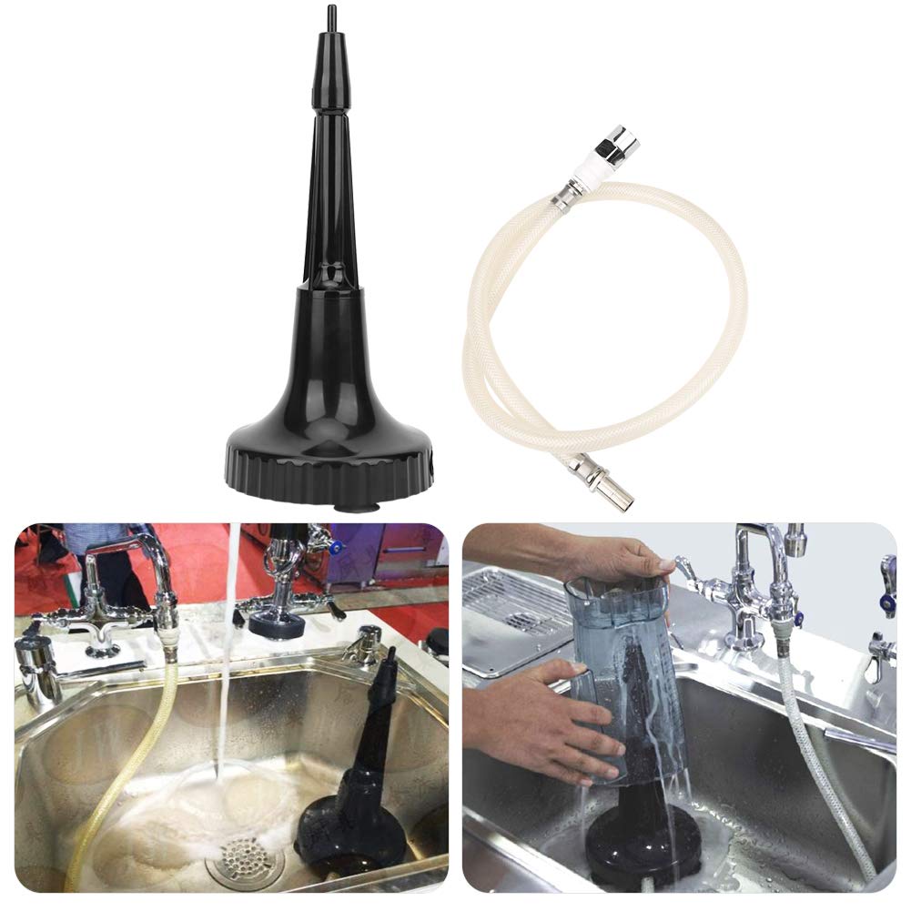 Portable Glass Rinser for Bar, Coffee & Kitchen - Easy Cleaning Solution
