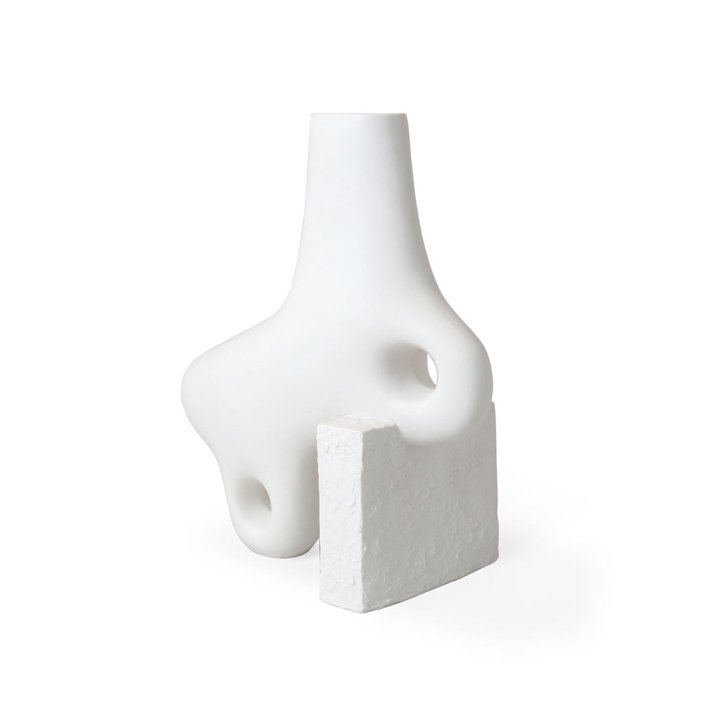Paradox Large Vase - Modern Ceramic Floor Vase for Home Decor | Perfect for Living Room, Entryway, or Office Decorations